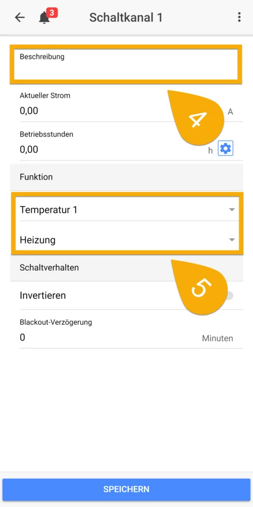 Assign heater socket 4