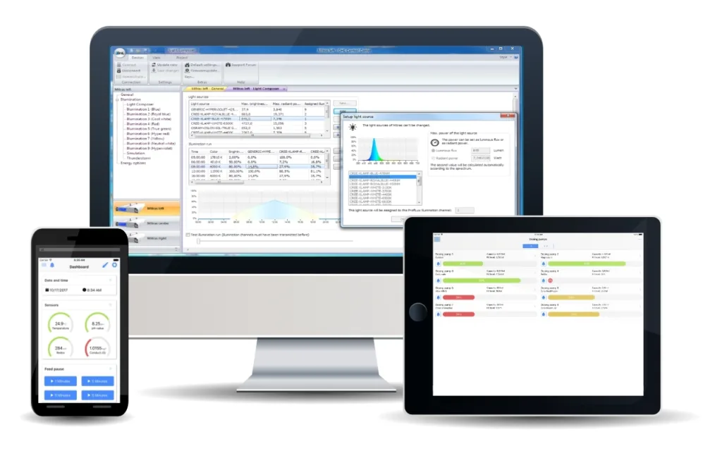 Mit GHL Software und Apps haben Sie immer Zugriff auf Ihre GHL Geräte