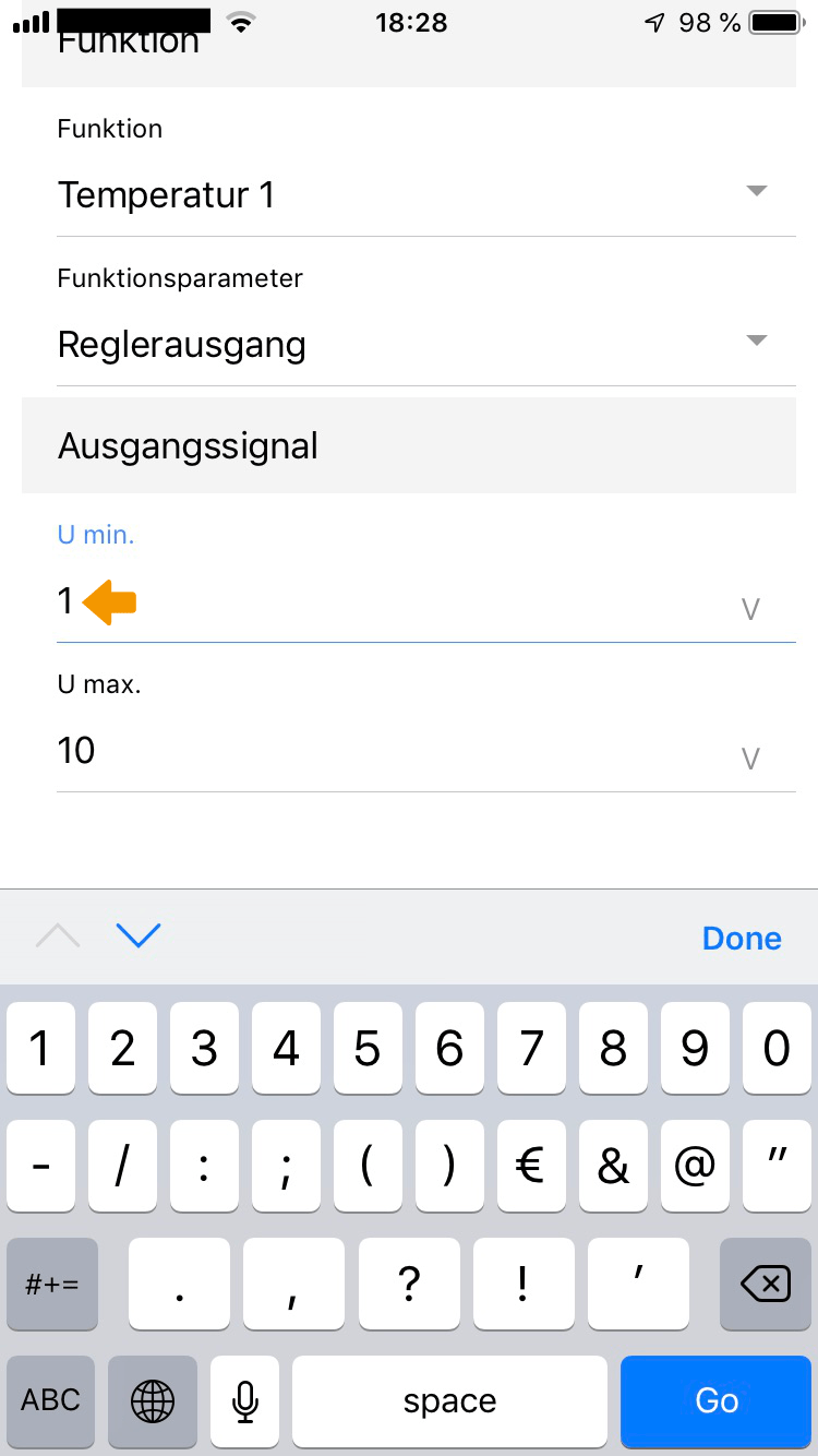 Ausgangssignal anpassen Ausgangssignal anpassen