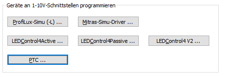 Geräte an 1-10 V programmieren Geräte an 1-10 V programmieren
