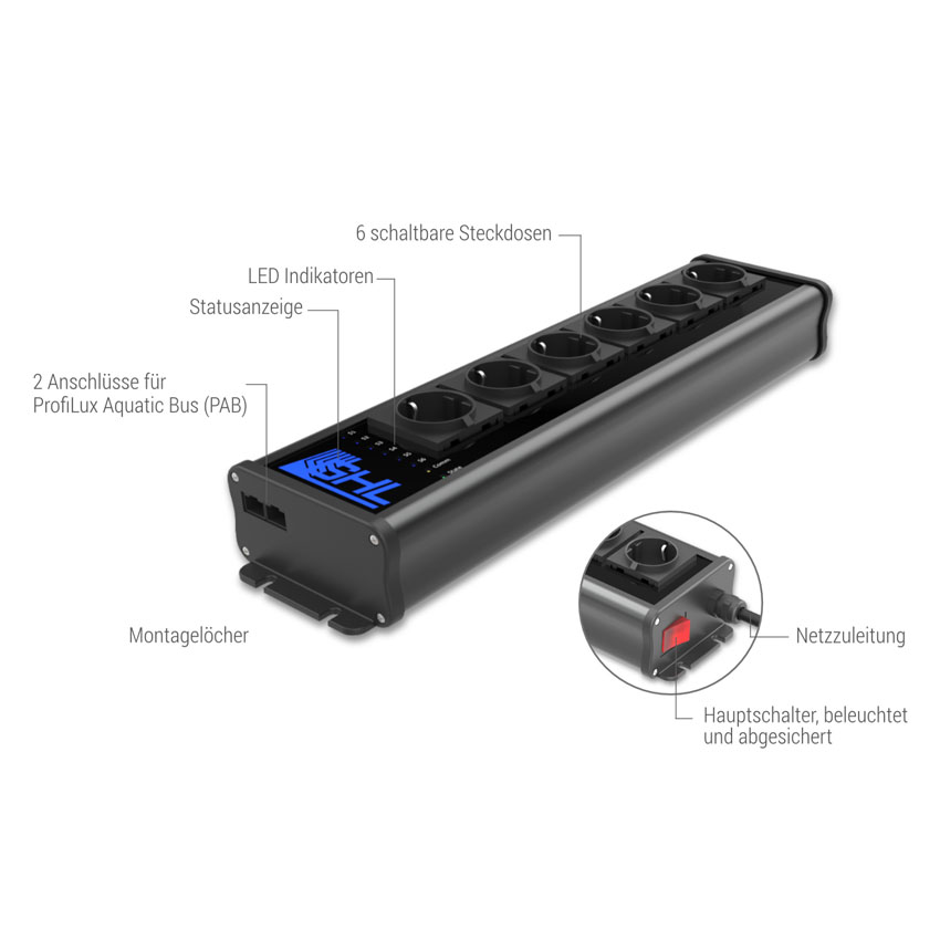 Neue Schaltsteckdosenleiste Powerbar 6E-PAB