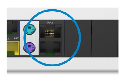 PAB RJ45 Connection PAB RJ45 Connection