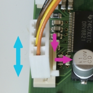 Friction Ramp Molex Stecker