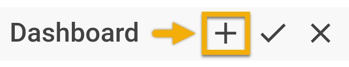 Dashboard add tile