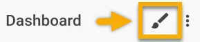 Dashboard brush icon
