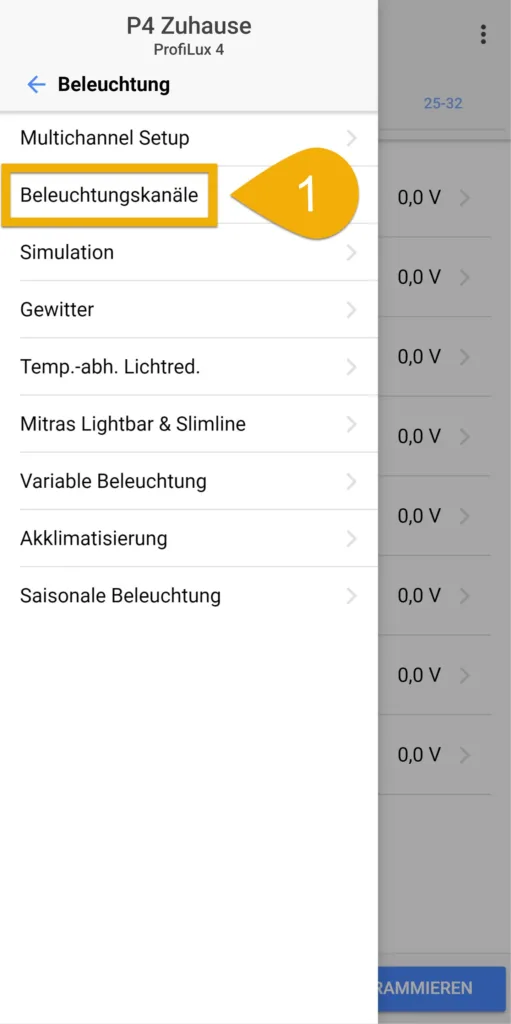 Dimmable lighting setup 4