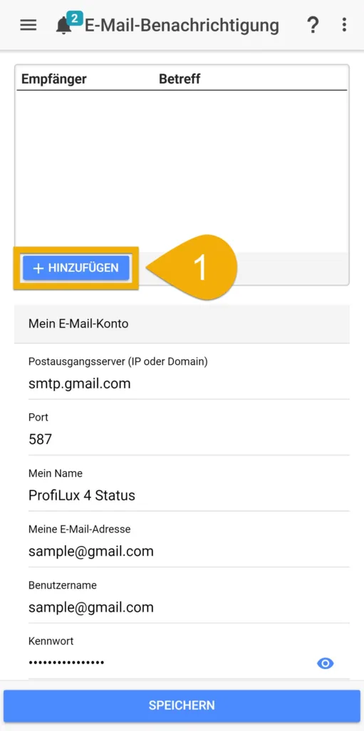 Email setup 3