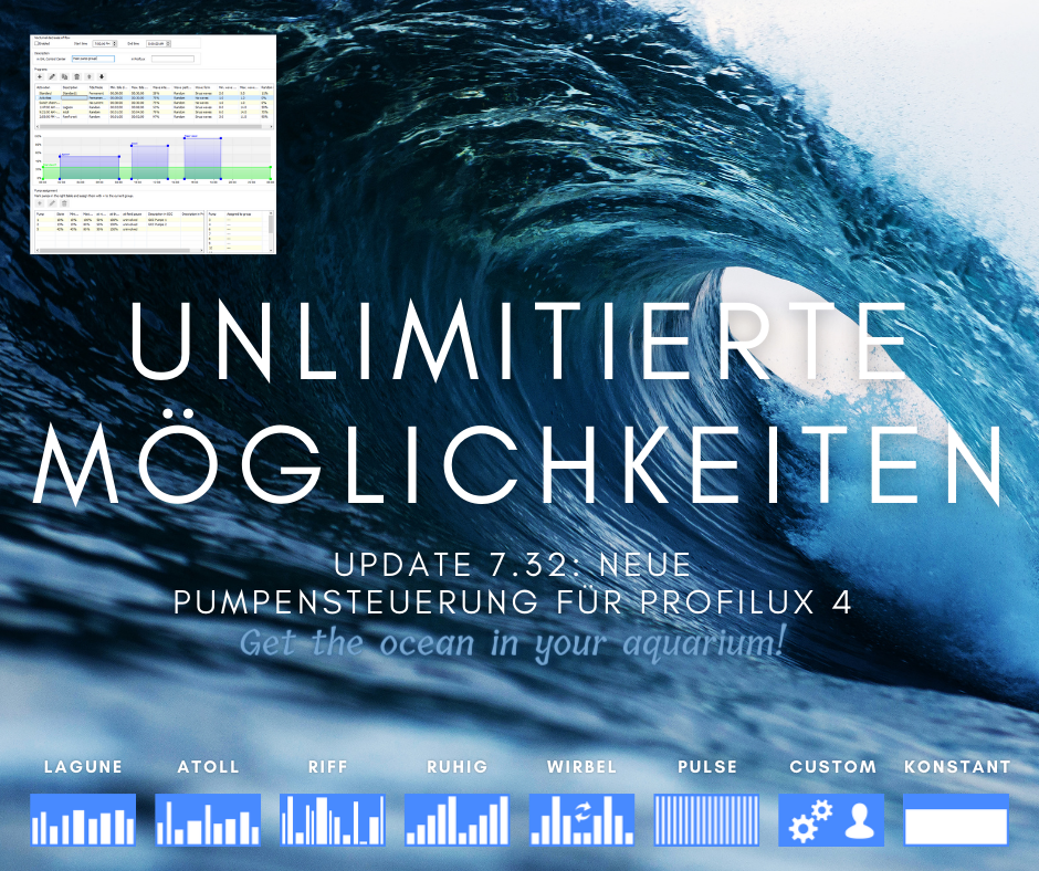 NEUE ProfiLux 4 Pumpensteuerung mit Update 7.32