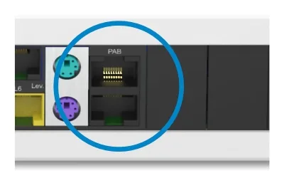 PAB RJ45 Connection PAB RJ45 Connection