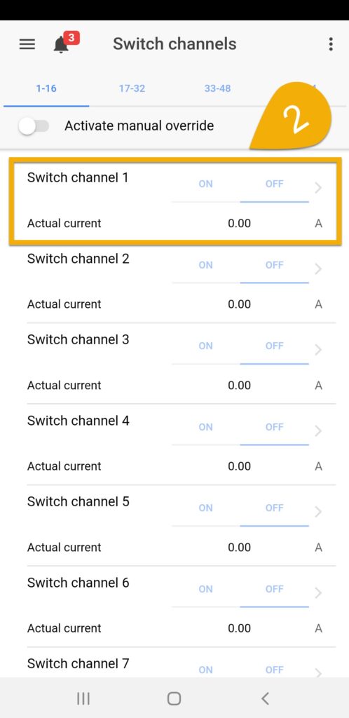 AWC setup 10 (Switch ch)