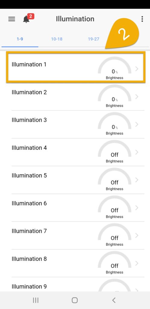 Dimmable lighting setup 5
