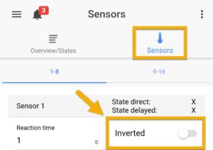 Leak detection 4 invert option
