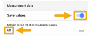 Measurement recording 2