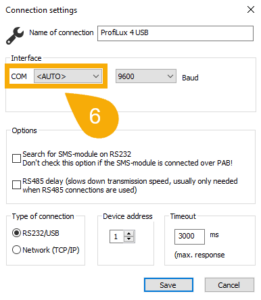 Connect via USB 2 (AUTO)
