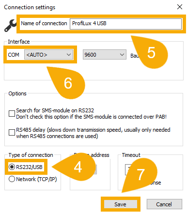 Connect via USB 2