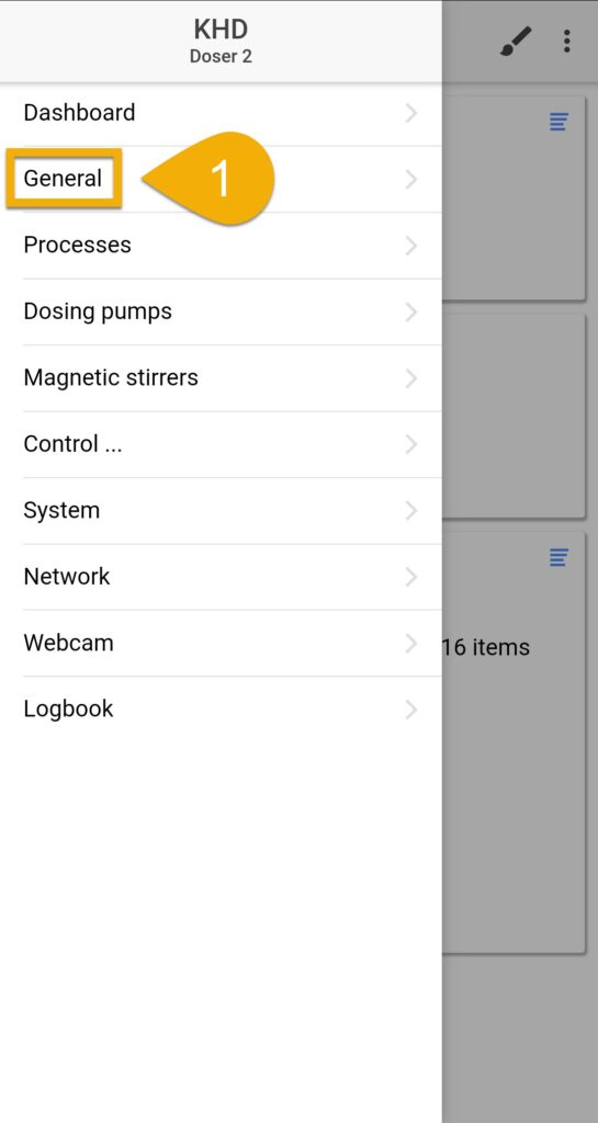 Setup SA Doser gen settings 1