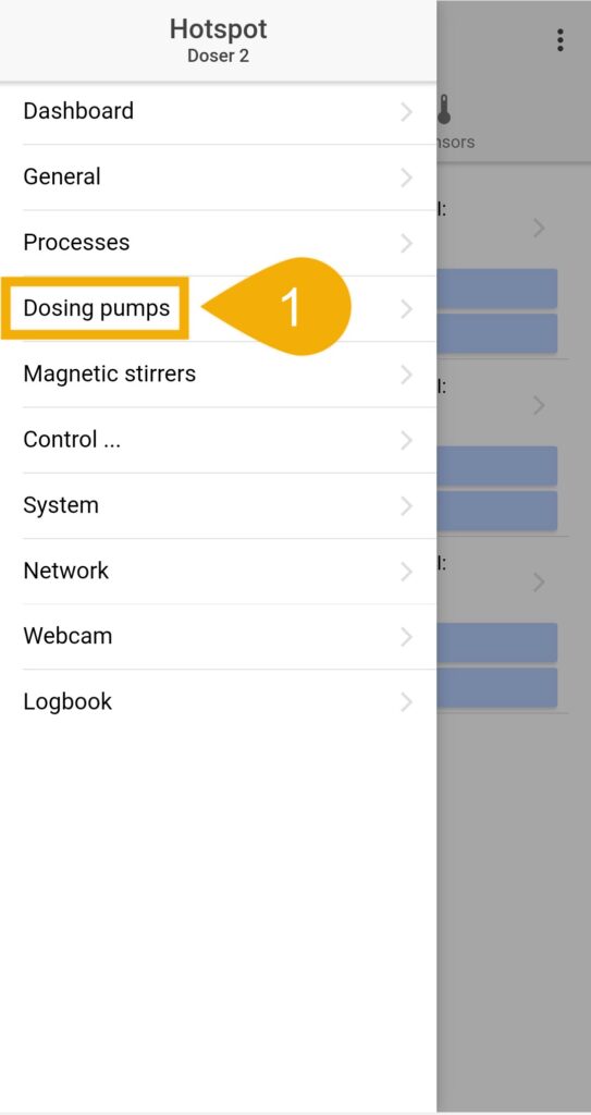 Assign ATO pump 1 (SA Doser)