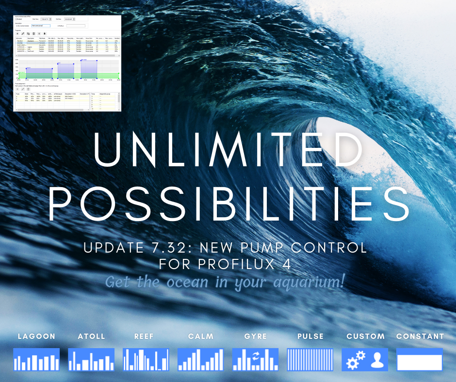 NEW ProfiLux 4 Pump Control with Update 7.32