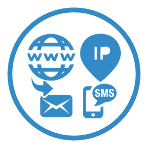 Webserver, Email client, SMS, Push notification