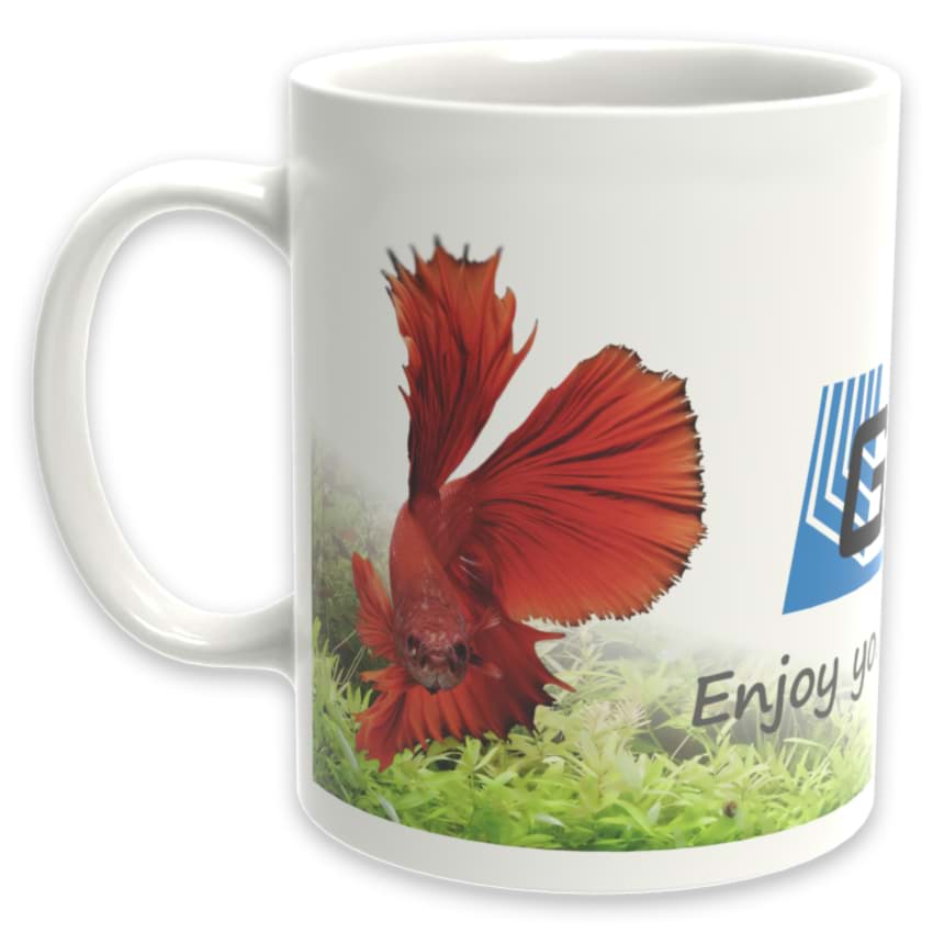GHL mug with imprint