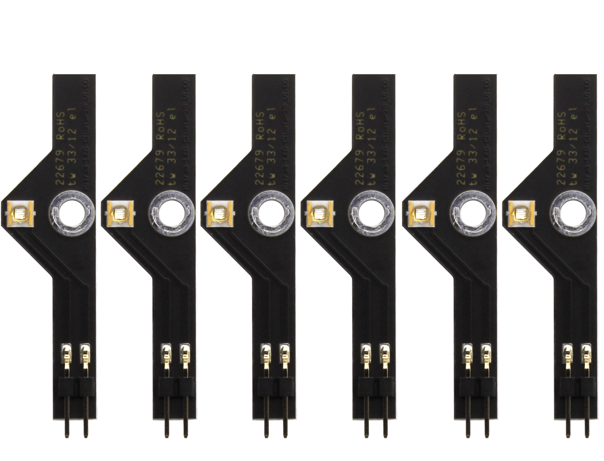 6 pcs hyperviolet-LED-Boards for Mitras LX 6100/6200/6300
