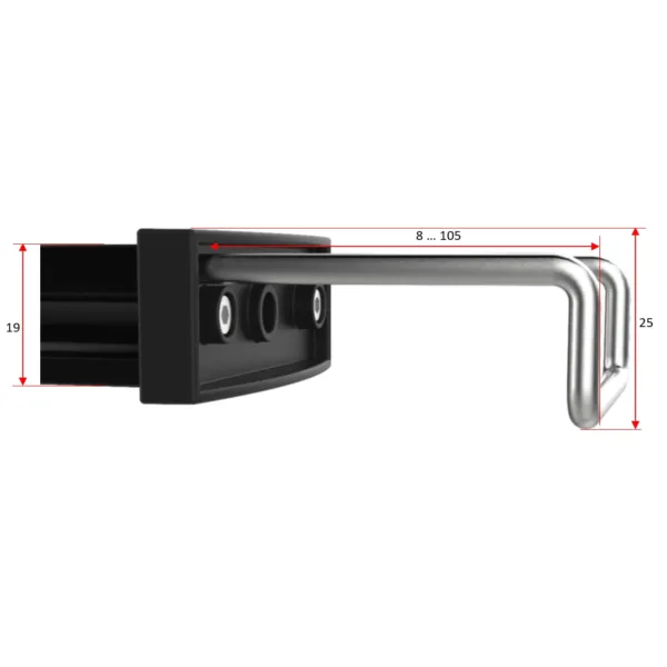 Flache Haltebügel für Mitras Lightbar 2 / 3 / Slimline – Bild 3